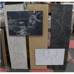 SHOWHOME 5 PANE ABSTRACT PICTURE