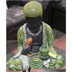 BUDDHA STATUE 17"X17"H