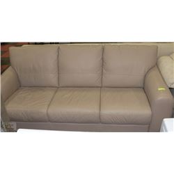 OFF WHITE LEATHERETTE SOFA