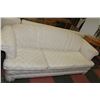 Image 1 : WHITE FABRIC SOFA 86"X34"