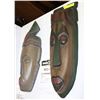 Image 1 : PAIR OF LARGE WOODEN NATIVE TRIBAL MASKS