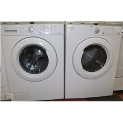 LG TROMM WASHER AND DRYER SET WASHER IS SUPER