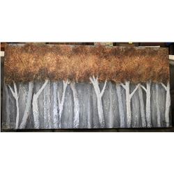 LARGE SHOWHOME FOREST SCENE CANVAS ART PICTURE