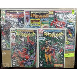 DISPLAY W/MARVEL MINT SPIDERMAN 5-PART