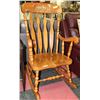 Image 1 : WOODEN ROCKING CHAIR