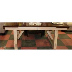 NEW SHOWHOME 2 TONE KITCHEN TABLE WITH PULL-OUT