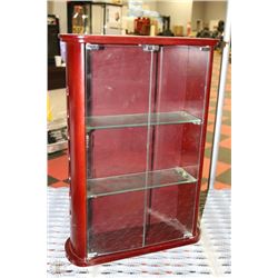 CURIO DISPLAY SHELF 14"X5"X21"H