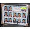 Image 1 : EDMONTON OILER 1985-1986 RED ROOSTER UNCUT SHEET