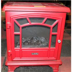 DURAFLAME RED ELECTRIC FIRE PLACE