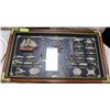 Image 1 : VINTAGE FRAMED DISPLAY WITH VARIOUS SAILOR KNOTS