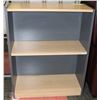 Image 1 : 2-SHELF METAL & WOOD BOOKSHELF -
