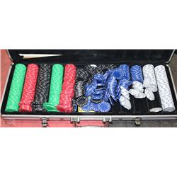 POKER SET IN METAL CASE WITH 3.5G CHIPS
