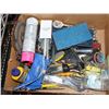 Image 1 : BOX OF VARIOUS TOOLS INCL. AIR ZIP CUTTER,