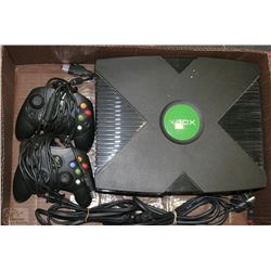 BOX W/ORIGINAL XBOX CONSOLE W/CORDS &