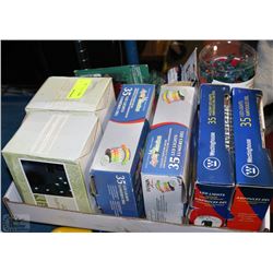 FLAT OF 6 XMAS LED LIGHT SETS,3 BATTERY OPERATED