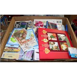 XL BOX OF NEW SCRAPBOOKING SUPPLIES
