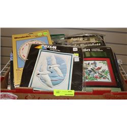 FLAT OF CROSS STITCH PATTERNS