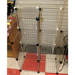 INTERCHANGEABLE STACKING SHELVES