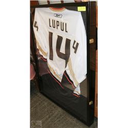 AUTOGRAPHED JOFFREY LUPUL JERSEY ANAHEIM DUCKS