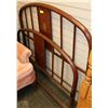 Image 1 : DBL SIZE VINTAGE METAL HEADBOARD, FOOTBOARD AND