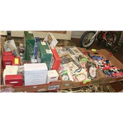 3 BOXES OF ESTATE MISC INCLUDED CHRISTMAS