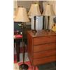 Image 1 : 3 PC FLOOR AND TABLE LAMP SET