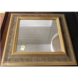 FRAMED DECORATIVE MIRROR 16"X16"