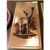 Image 1 : 3D COPPER ART - AFRICAN GIRAFFE BY GASTONE 26"X13