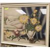 Image 1 : FLORAL AND FRUIT FRAMED PICTURE