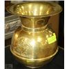 Image 1 : PONY EXPRESS CHEWING TOBACCO BRASS SPITTOON 11"X9