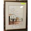 Image 1 : "A CITY IS BORN" FRAMED PICTURE FROM THE ELMWOOD