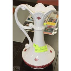 EUROPEAN-STYLE INDOOR GARDEN VASE, SIGNED,