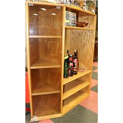 HANDMADE ENTERTAINMENT STAND WITH SMOKED GLASS