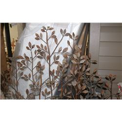 METAL WALL CANDLE ART