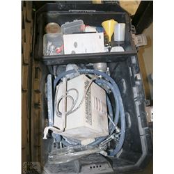 LARGE STANLEY BOX WITH LEMMER T-90 PAINT SPRAYER