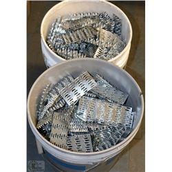 2 PAILS OF GANG NAILS  (2" X 4")