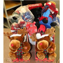 LOT OF CHRISTMAS MUSICAL STUFFIES