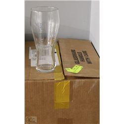 CASE OF 20 OZ BUDWEISER GLASSES (12QTY)