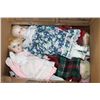 Image 1 : BOX OF ESTATE PORCELAIN DOLLS