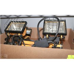 FLAT WITH TWO NEW HALOGEN DOUBLE WORK LIGHTS
