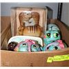 Image 1 : SET OF 6 PIGGY BANKS - ONE IN ORIGINAL BOX