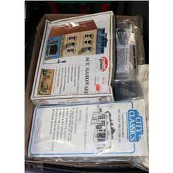 4 NEW HO SCALE MODEL TRAIN BUILDINGS INCL  ACE