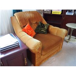 Two Orange Armchairs (2) - 35"x33"