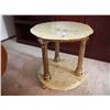 Image 3 : Marble Coffee Table - 47"x19" W/ Matching End Tables (2)