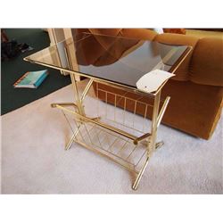 Glass Magazine Rack