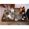 Image 1 : Two Boxes Full Of Glassware, Candleholders, Paperweights, Collectibles, Etc.