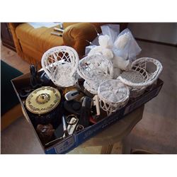 Box Full Of Misc. Knickknacks, Collectibles, Ornaments, Etc.