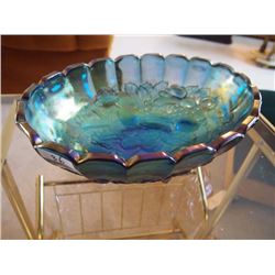 Carnival Glass Fruit Bowl