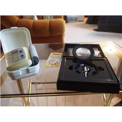 Life Source Digital Blood Pressure Monitor & AMP Personal Audio Amplifier, Extra Batteries, Tips