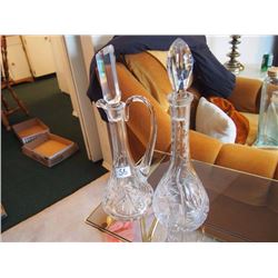 Glass Decanters (2)